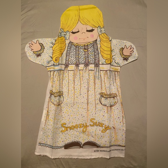 Other - Vintage Snoozy Susie Pillow Case Doll Pillowcase 1981